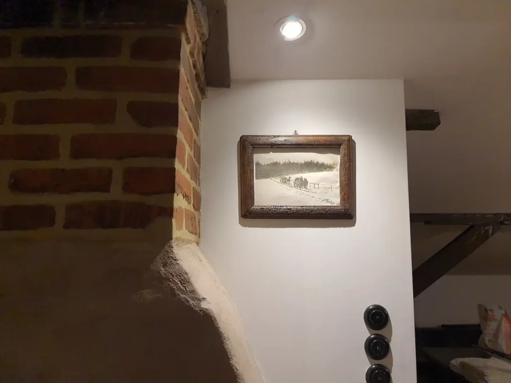 Poddasze, pamiątka z lat 50tych pierwszych właścicieli. Poddasze Łuby Siedem